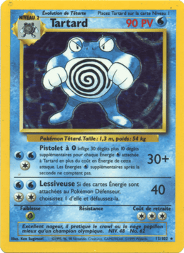 Tartard 13/102 Pokémon Set de Base (BS)