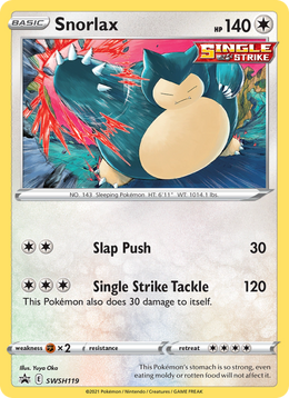 Ronflex SWSH119/PROMO — Pokémon Promo Épée et Bouclier (SWSHP)