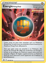 Énergie Poing Final 141/183 Pokémon Styles de combat (BST)