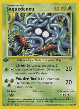 Saquedeneu 66/102 Pokémon Set de Base (BS)