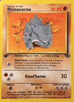 Rhinocorne 61/64 Pokémon Jungle (JU)