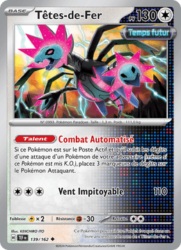 Têtes-de-Fer 139/218 Pokémon Forces Temporelles (EV05)
