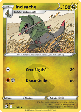 Incisache 111/216 Pokémon Stars Étincelantes