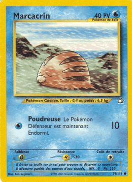 Marcacrin 79/111 Pokémon Neo Genesis (N1)