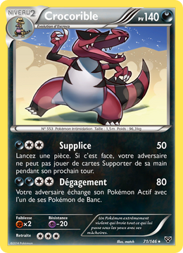 Crocorible 71/146 — Pokémon XY (XY)