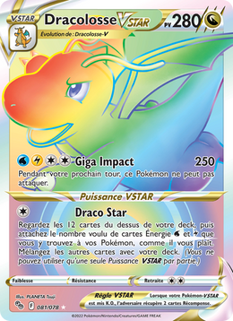 Dracolosse VSTAR 081/88 Pokémon Pokémon GO
