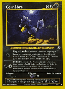Cornèbre 24/111 Pokémon Neo Genesis (N1)
