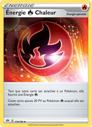 Énergie Fire Chaleur 174/201 Pokémon Ténèbres Embrasées