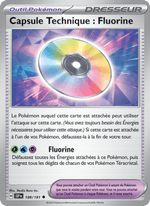 Capsule Technique : Fluorine 188/252 Pokémon Étincelles Déferlantes (EV08)