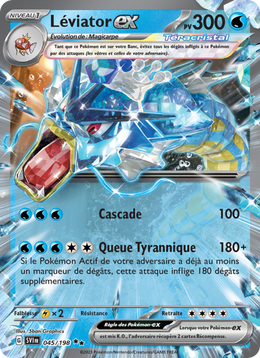 Léviator-ex - Gyarados ex - Écarlate et Violet 045