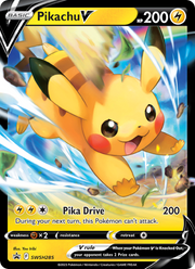 Pikachu V SWSH285/PROMO — Pokémon Promo Épée et Bouclier (SWSHP)