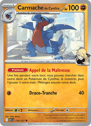 Carmache de Cynthia 110/295 Pokémon Héros Transcendants (ME2.5)