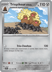 Triopikeur d'Alola 123/252 Pokémon Étincelles Déferlantes (EV08)