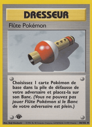 Flûte Pokémon 86/102 Pokémon Set de Base (BS)