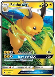 Raichu-GX 20/69 — Pokémon Destinées Occultes (HIF)