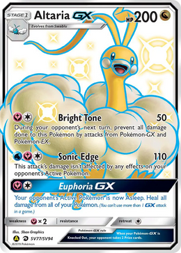 Altaria-GX SV77/94 — Pokémon Destinées Occultes Coffre Étincelant (SMA)