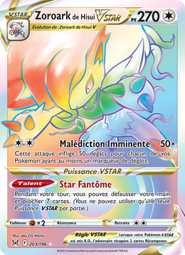 Zoroark de Hisui VSTAR 203/247 — Pokémon Origine Perdue (LOR)