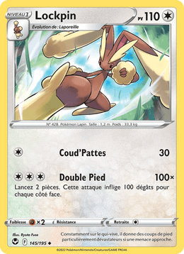 Lockpin 145/215 Pokémon Tempête Argentée (SIT)