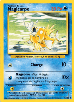 Magicarpe 35/102 Pokémon Set de Base (BS)
