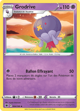 Grodrive 064/216 Pokémon Astres Radieux (ASR)