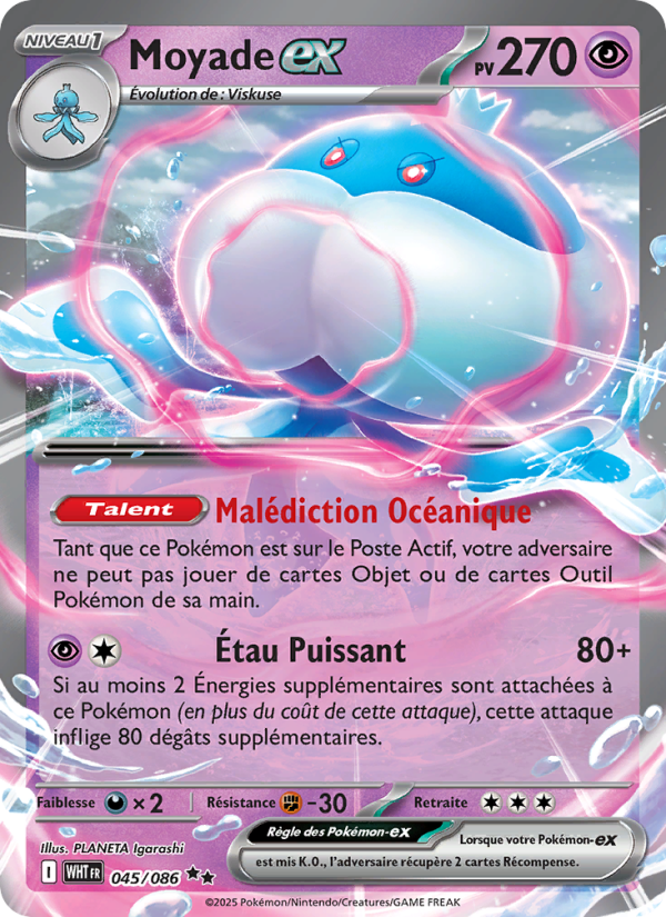 Moyade-ex 045/86 — Pokémon Flamme Blanche (WHT)