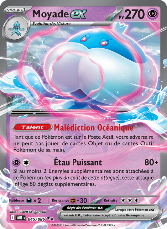 Moyade-ex 045/86 — Pokémon Flamme Blanche (WHT)