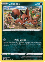 Goupilou 112/201 Pokémon Ténèbres Embrasées