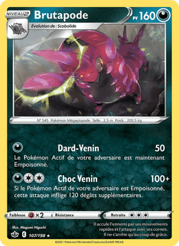 Brutapode 107/233 Pokémon Règne de Glace (CRE)