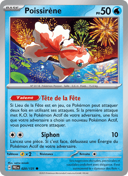 Poissirène 020/180 Pokémon Évolutions Prismatiques (EV8.5)