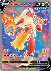 Braségali V 161/233 — Pokémon Règne de Glace (CRE)