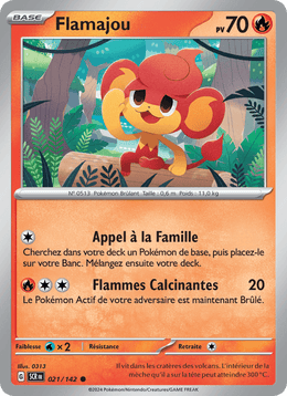 Flamajou 021/175 Pokémon Couronne Stellaire (EV07)
