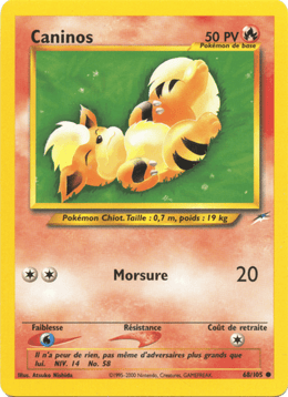 Caninos 68/113 Pokémon Neo Destiny (N4)