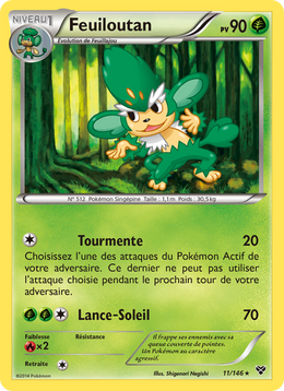 Feuiloutan 11/146 — Pokémon XY (XY)