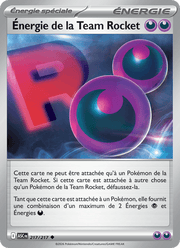 Énergie de la Team Rocket 217/295 Pokémon Héros Transcendants (ME2.5)