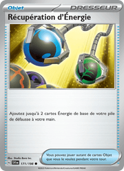 Récupération d'Énergie 171/258 Pokémon Écarlate et Violet (EV01)