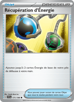 Récupération d'Énergie 171/258 Pokémon Écarlate et Violet (EV01)