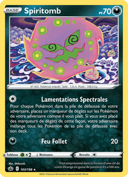Spiritomb 103/233 Pokémon Règne de Glace (CRE)