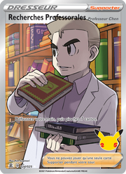 Recherches Professorales (Professeur Chen) 24/50 Pokémon Célébrations