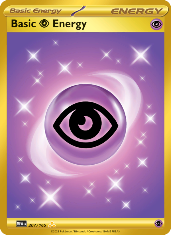 Énergie Psychic de base 207/207 — Pokémon 151 (MEW)