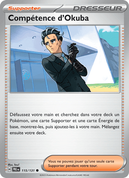 Compétence d'Okuba 115/180 Pokémon Évolutions Prismatiques (EV8.5)