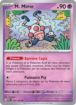 M. Mime 122/207 Pokémon 151 (MEW)