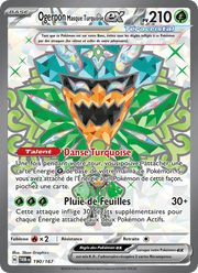Ogerpon Masque Turquoise-ex 190/226 Pokémon Mascarade Crépusculaire (EV06)
