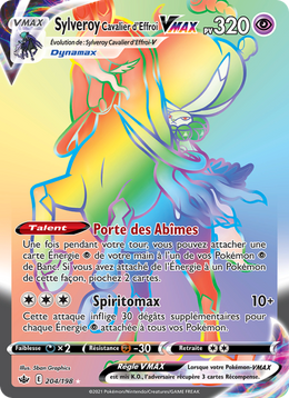 Sylveroy Cavalier d'Effroi VMAX 204/233 — Pokémon Règne de Glace (CRE)