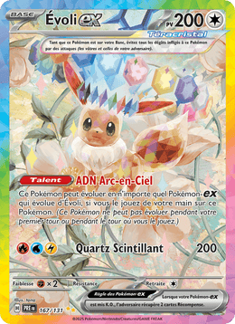 Évoli-ex 167/180 Pokémon Évolutions Prismatiques (EV8.5)