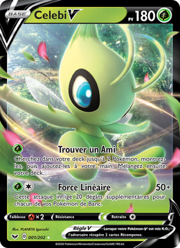 Celebi V 1/216 Pokémon Épée et Bouclier