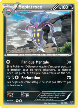 Sepiatroce 77/146 — Pokémon XY (XY)