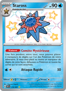 Staross - Starmie - Destinées de Paldea 119