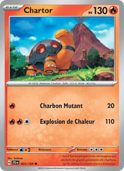 Chartor 025/190 Pokémon Aventures Ensemble (EV09)