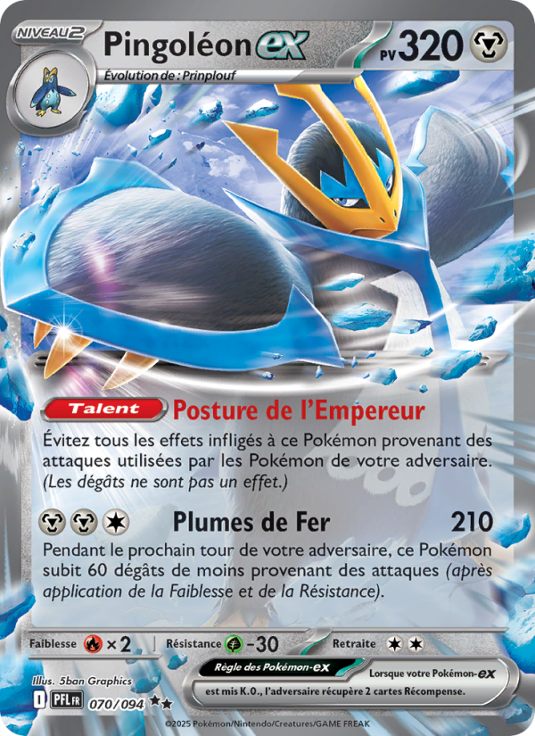 Pingoléon-ex - Empoleon ex - Flammes Fantasmagoriques 070