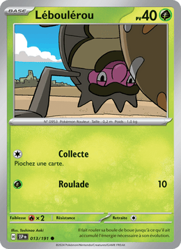 Léboulérou 013/252 Pokémon Étincelles Déferlantes (EV08)